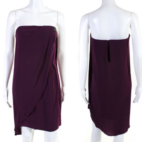 Halston Heritage Strapless Cocktail Dress - Picture 2 of 9